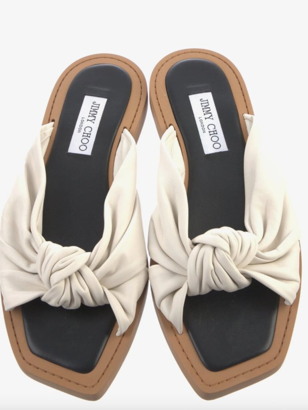Jimmy Choo Leather Slides